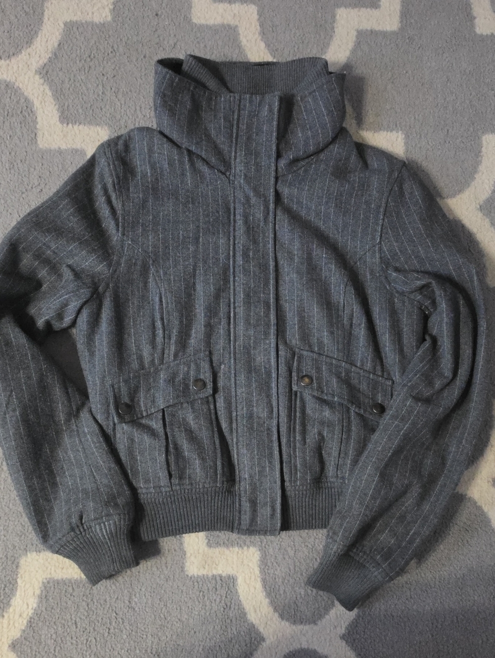 Converse Gray Pinstripe Jacket